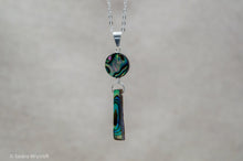 Load image into Gallery viewer, Abalone Shell Wire Wrapped Necklace | Sterling Silver
