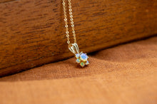 Load image into Gallery viewer, 9ct Opal Flower Cluster Pendant | 1990s Vintage Remodelled
