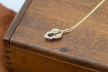 Load image into Gallery viewer, 10ct Gold Amethyst Tri Colour Grapes Pendant | Black Hills Gold
