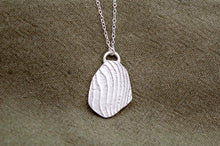 Load image into Gallery viewer, Organic Textured Wave Necklace | Sterling Silver
