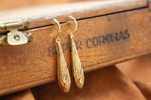 Load image into Gallery viewer, 9ct Yellow Gold Torpedo Earrings | 1980s
