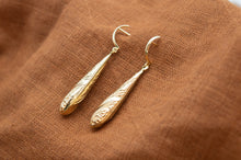 Load image into Gallery viewer, 9ct Yellow Gold Torpedo Earrings | 1980s
