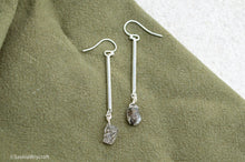 Load image into Gallery viewer, Herkimer Quartz Drop Earrings | Sterling Silver
