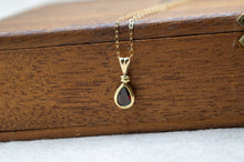 Load image into Gallery viewer, Garnet Pear Shape Pendant | 9ct Gold
