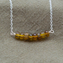 Load image into Gallery viewer, Brown Garnet Andradite Necklace | Sterling Silver
