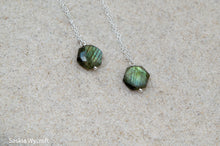 Load image into Gallery viewer, Hexagon Labradorite Necklace | Sterling Silver | Silver Plated
