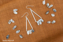 Load image into Gallery viewer, Herkimer Diamond Drop Hook Earrings | Sterling Silver
