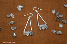 Load image into Gallery viewer, Herkimer Diamond Drop Hook Earrings | Sterling Silver
