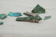 Load image into Gallery viewer, African Turquoise Resin Hair Clip Barrette Set
