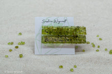 Load image into Gallery viewer, Peridot Gemstone Resin Hair Clip
