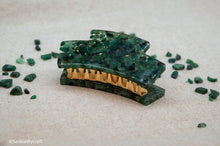 Load image into Gallery viewer, Emerald Rock Resin Hair Claw

