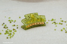 Load image into Gallery viewer, Peridot Resin Hair Claw
