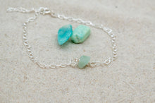 Load image into Gallery viewer, Rough Amazonite Bracelet | Sterling Silver
