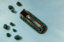 Load image into Gallery viewer, Emerald Rock Gemstone Resin Hair Clip
