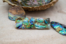 Load image into Gallery viewer, Abalone Shell Resin Hair Clip Barrette | Rectangle Clip
