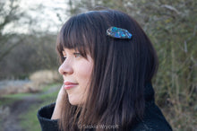 Load image into Gallery viewer, Abalone Shell Resin Hair Clip Barrette | Geometric Clip
