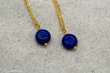 Load image into Gallery viewer, Lapis Lazuli Necklace and Earrings Gift Set | Gold Plated
